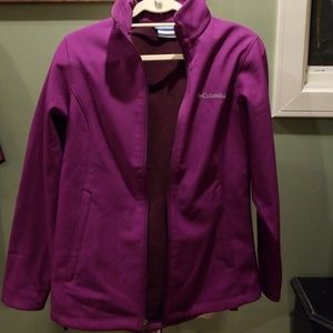 Columbia womens zip jacket shell size S small
